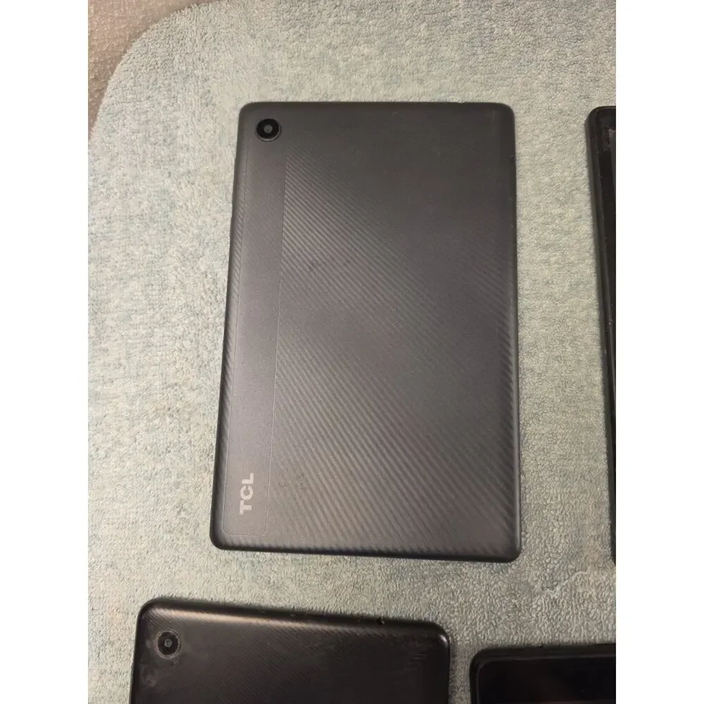 Lot of 7 Broken Tablets For Parts Repair TCL SKY Alcatel Screen Damage AS-IS